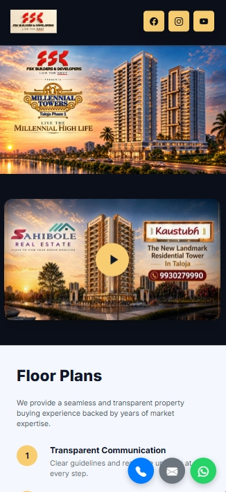 Apartment real estate mobile screen