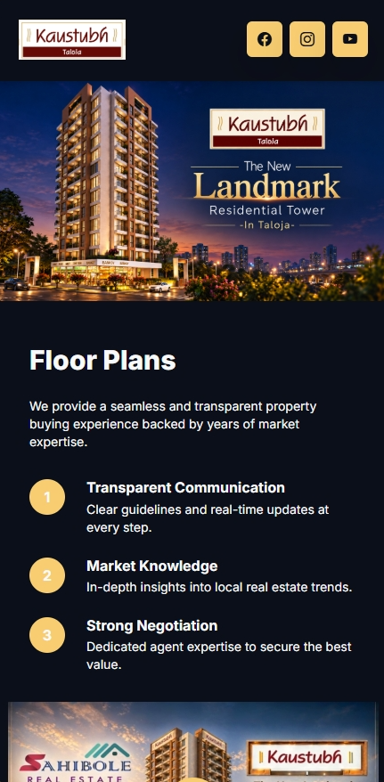 Building real estate mobile screen
